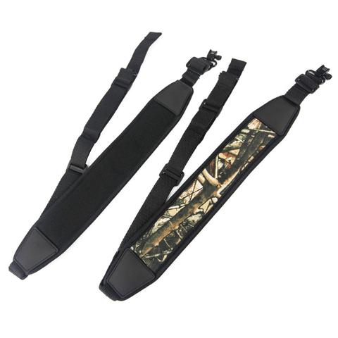 Camo Adjustable Rifle Gun Sling Strap Non-slip Neoprene Padded with Steel Swivels ► Photo 1/5