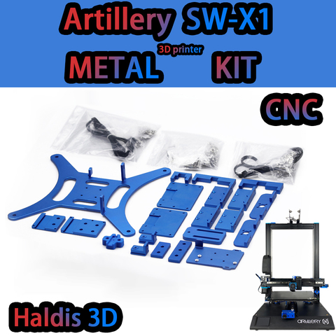 Haldis 3D Rattlesnake Artillery Sw-X1 BLV3D Printer Metal aluminum Plate upgrade kit ► Photo 1/4