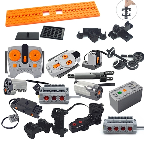 Technic parts Motor multi power functions 8293 8883 tool servo train motor PF model sets building blocks Compatible All Brands ► Photo 1/6