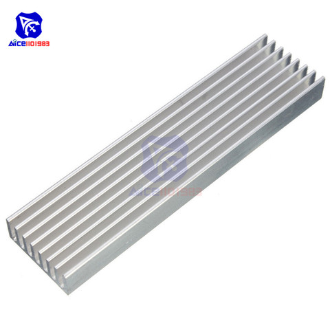 diymore Aluminum Heat Sink HeatSink 100x25x10mm Cooling Sink for Computer Motherboard MOS Tube Large Power LED IC Transistor ► Photo 1/4