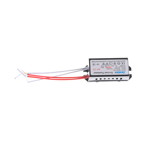 LED Lighting Transformator Halogen Lamp Electronic Transformer LED Driver Power Supply AC 220V To 12V 20-50W 50/60Hz ► Photo 1/6