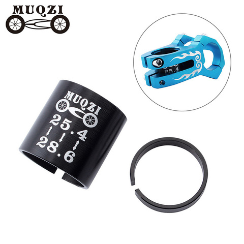 MUQZI Bike Stem Adapter 25.4 to 28.6mm MTB Road Bicycle Fork Installation Aperture Adjust Convert Shim ► Photo 1/6