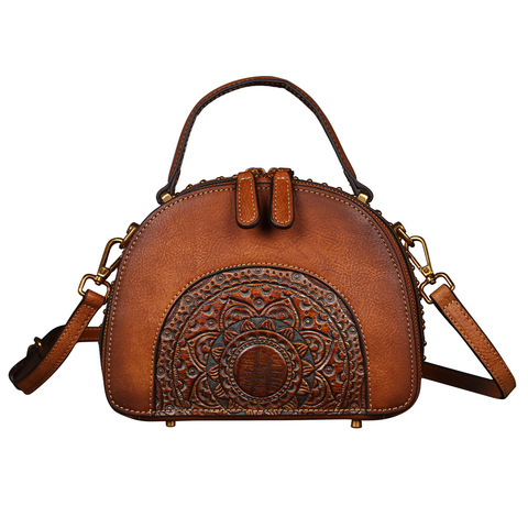 2022 Women's Handbag Genuine Leather Women's Shoulder Bag Multi-functional First Layer Cowhide Handbags Classical Diagonal Bag ► Photo 1/6