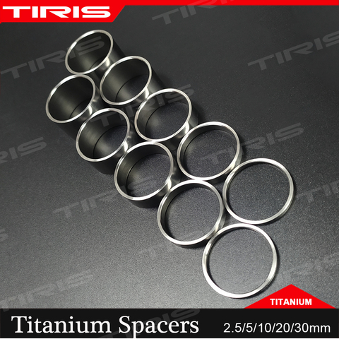 TIRIS Titanium Spacer Washer Headsets Fork Steer Bike 28.6*2.5/5/10/15/20mm ► Photo 1/6