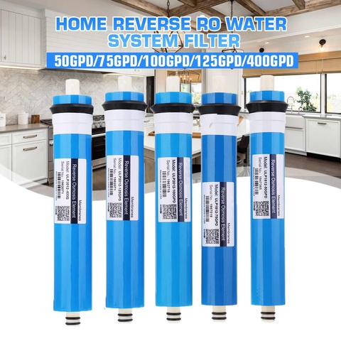 50/75/100/125/400GPD Reverse Osmosis RO Membrane Water Filter Replacement RO Water System Filter Water Drinking Purifier ► Photo 1/6