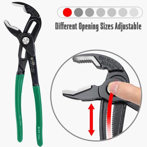 LAOA Water Pump Pliers Plumber Plumbing Combination Tools Universal Wrench Pipe Wrench  Grip Pipe Pliers Plumber cobra pliers ► Photo 1/6