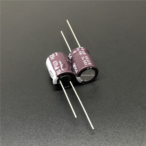 10pcs/100pcs 470uF 25V NICHICON PA Series 10x12.5mm High Reliability Low Impedance 25V470uF Aluminum Electrolytic capacitor ► Photo 1/2