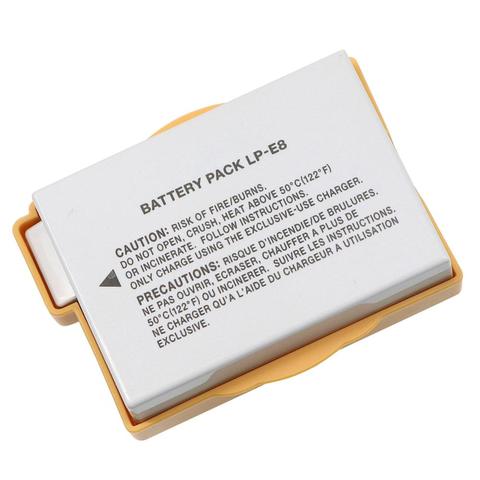 Original 1120mah LP-E8 LPE8 Camera Battery for Canon EOS 550D 600D 650D 700D Kiss X4 X5 X6i X7i Rebel T2i T3i T4i T5i Batterie ► Photo 1/6