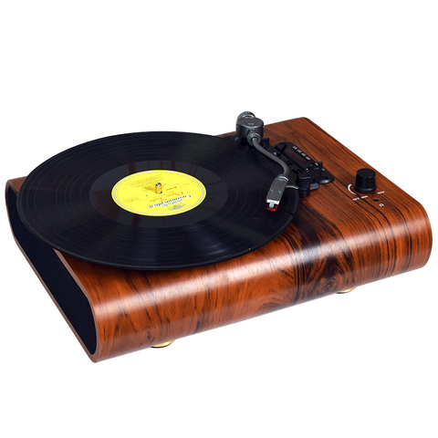 Multifunctional Gramophone Bluetooth Retro Radio Modern European LP Vinyl Record Player, Rated Frequency: 50Hz ► Photo 1/6