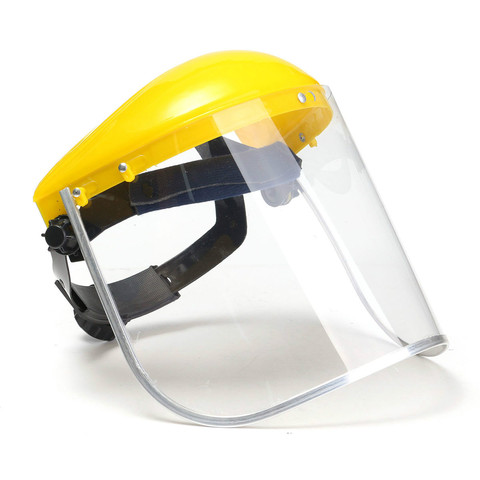 Transparent Face Mask  Removable Safety Protective Face Shield Clear Head-mounted Face Eye Shield Dustproof Screen Grinding ► Photo 1/6