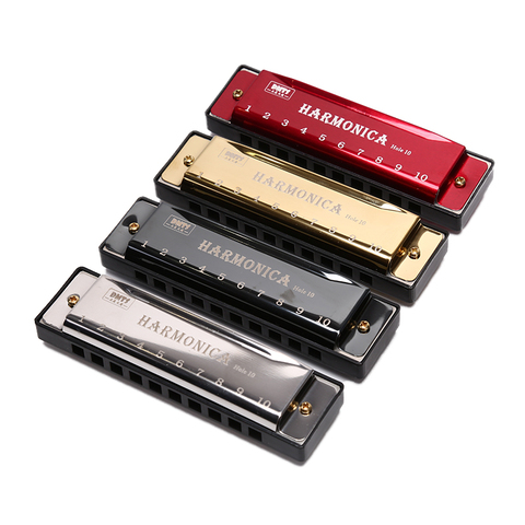 IRIN 10 Hole Harmonica Mouth Organ Puzzle Musical Instrument Beginner Teaching Playing Gift Copper Core Resin Harmonica ► Photo 1/6
