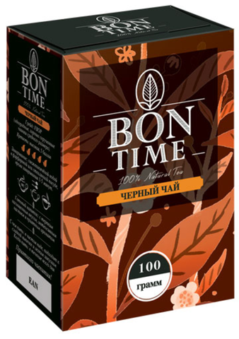 «Bontime», чай черный, 100 г ► Photo 1/1