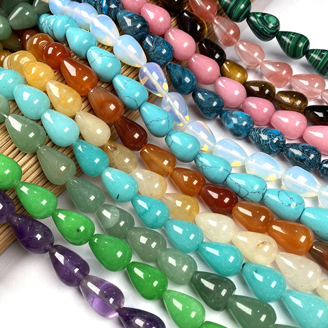 Natural Stone Water Drop Shape Beading Agates Crystal Scattered Beads For Jewelry Making DIY Necklace Bracelet Accessories ► Photo 1/6