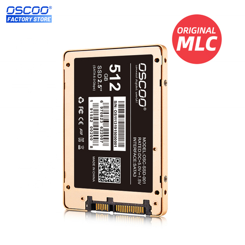 OSCOO Cheap 64GB MLC HDD 2.5 Inch SATA3 SSD Hard Drive Internal Solid State Drive Factory Direct Sell ► Photo 1/6