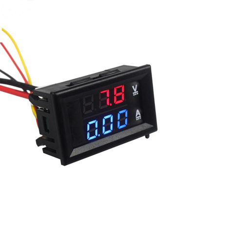 Buy Online Dc 100v 10a Mini Digital Voltmeter Ammeter Panel Amp Volt Voltage Current Meter Tester 0 56 Blue Red Dual Led Display Alitools