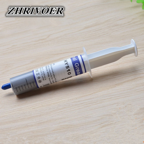 Hy510 30g / PCS silicone thermal paste heat transfer grease heat sink CPU GPU chipset notebook computer cooling Syringe ► Photo 1/6