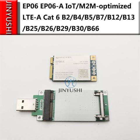 EP06 EP06-E EP06-A IoT/M2M-optimized LTE-A Cat 6 Mini PCIe Module with USB adapter SIM card slot support Openwrt mikrotik ► Photo 1/5