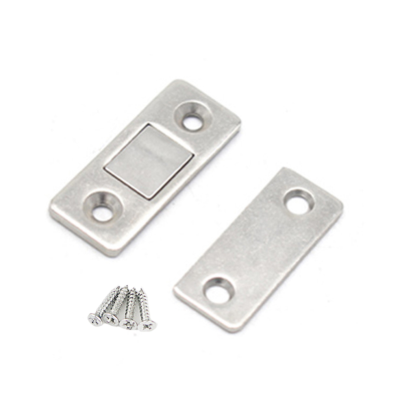 Cabinet Door Magnet Latch for Cupboard Closet White 2pcs Magnetic Latches Catch 