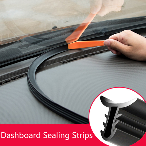 Car Dashboard Sealing Strips Weatherstrip Rubber Seals Sound Insulation Sealing Universal Automobiles Interior Auto Accessories ► Photo 1/6