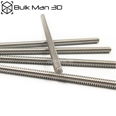 Tr8*8-2p(4 starts) 8mm Metric Acme Lead Screw 220mm/281mm/290mm/315mm/350mm/455mm/531mm/540mm/557mmfor cnc engraving machine ► Photo 1/1