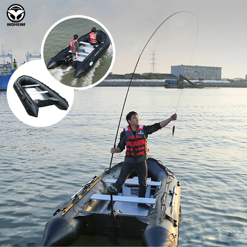 1.2 Mm Pvc Boat Inflatable Fishing Boats With Aluminum Floor Speed Boat Anti-Collision Rubber Boat Drifting Water Sports Boats ► Photo 1/6