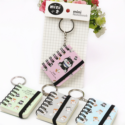 Mini notebook cute Small book with keychain Portable notebook Student class notes ► Photo 1/6