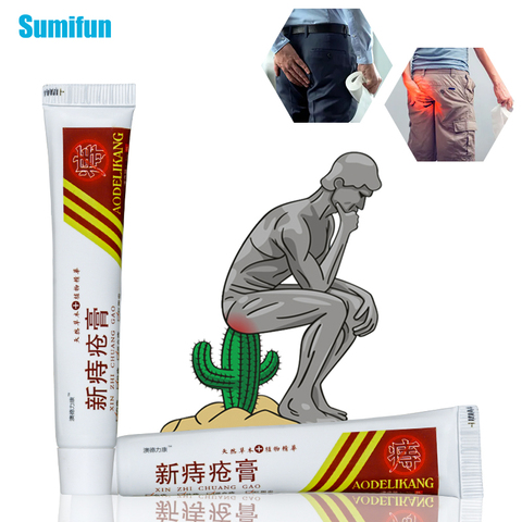 1Pcs Hemorrhoids Ointment Chinese Herbal Cream External Anal Fissure Painkiller Pain Relief Medical Plaster P1068 ► Photo 1/6