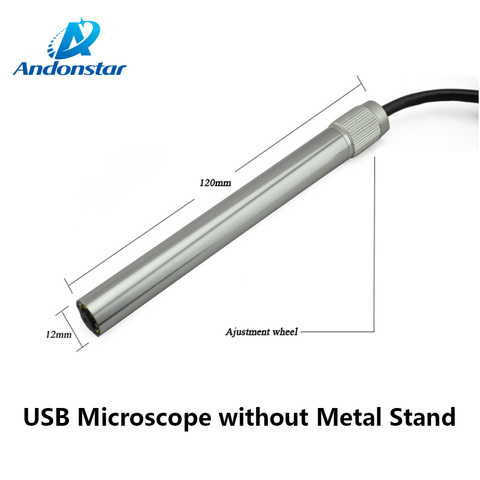 Andonstar USB 2MP Digital Microscope 12MM Diameter Endoscope Video Camera 8 LED Magnifier ► Photo 1/6