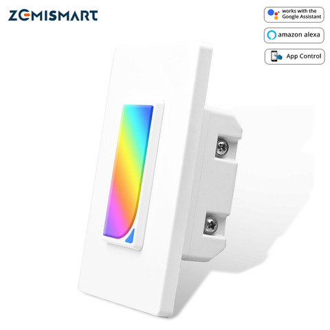 WiFi Wall Light Switch with Microwave Sensor Light Smart Life APP Alexa Google Home Voice control Smart US Push Switches ► Photo 1/6