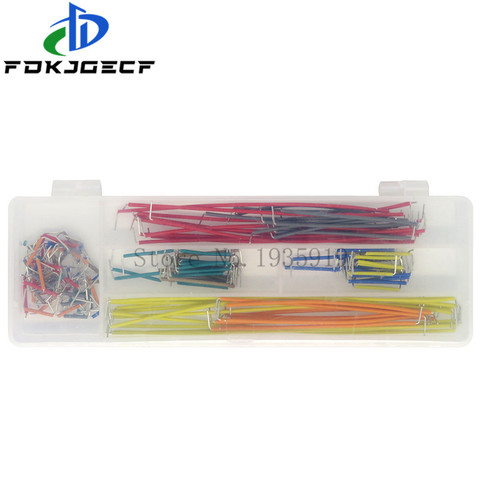 14kind 10strip = 140pcs U Shape Solderless Breadboard Jumper Cable Wire Kit For PCB Bread Board for Arduino ► Photo 1/2