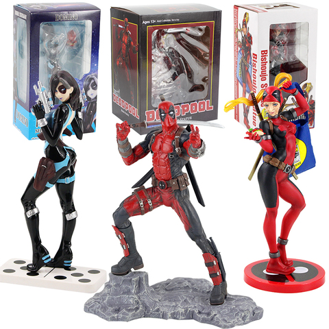 21-26cm Marvel Avengers Deadpool Bishoujo Statue Lady Deadpool Limited Edition Domino Neena Thurman Resin Statue PVC Figure Toy ► Photo 1/6