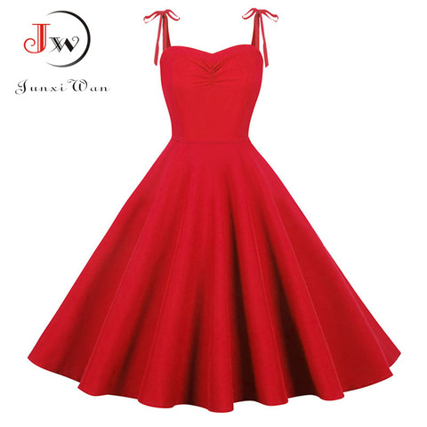 Sexy Strapless Women Dress Summer Solid Red Chic Female Slim Fashion A-line Midi Party Dresses Vestidos Robe Femme Plus Size ► Photo 1/6