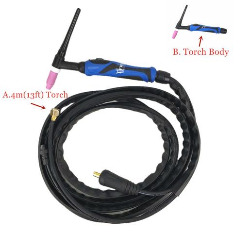 WP26 TIG Torch TIG26 Argon Welding Torch 4 meters 13ft Air Cooled torch for 180A-220A TIG Welding Machine ► Photo 1/6
