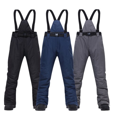 Men's Skiing Pants Brands New Warm Outdoor Sports Waterproof Thinken Women's Snow Trousers Suspenders Winter Snowboard Pants Men ► Photo 1/6