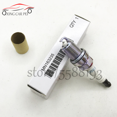 4pcs MN163235 FR5EI Iridium Spark Plug 1313 for Mitsubishi OUTLANDER LANCER ECLIPSE for Citroen C-CROSSER for Peugeot 4007 ► Photo 1/3