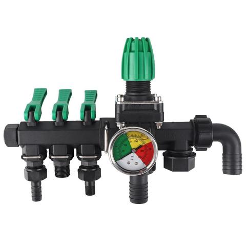 3 Way Water Splitter Agricultural Sprayer Control Shut Off Valve Spray Machine Fight Drugs Switch Regulated Water Connectors ► Photo 1/6