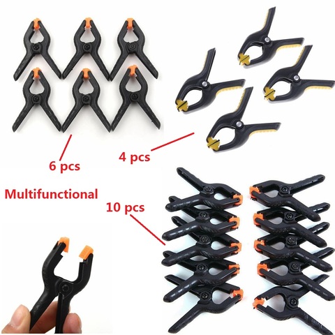 4 /6 /10pcs Spring Clamps Fixture Plastic Fastening Clips For LCD Screen IPad Phone Non-slip Handle Repair Tools Outillage ► Photo 1/6