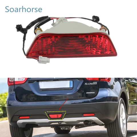 Soarhorse Rear Tail bumper fog lamp Brake Reflector Light For Suzuki SX4 S-Cross Swift Sports 2013 2014 2016 2017 2022 ► Photo 1/3