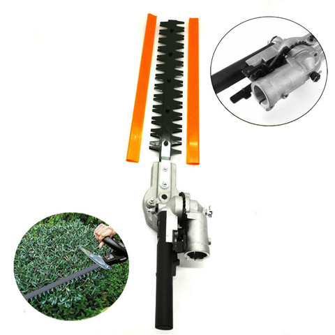 Hedge Trimmer head 26mm/28mm 7/9 Spline 5.3mm Square High Pole Brush Grass Cutter Harvester mower For Garden Tools Spare Parts ► Photo 1/6