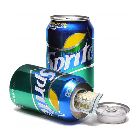 Stash Can Sprite Safe Can Diversion Safe Stash safe box with a food grade smell proof bag ► Photo 1/6