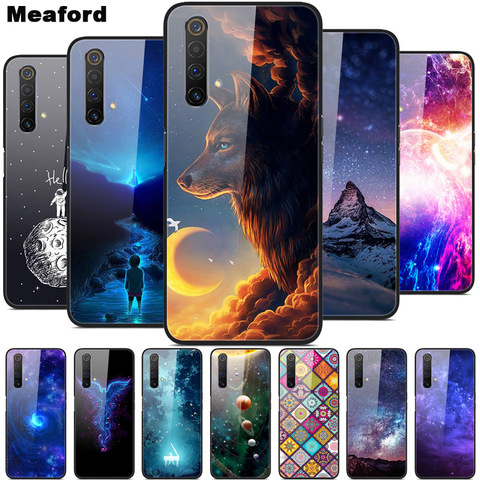 Luxury Cover Case for OPPO Realme X3 SuperZoom Tempered Glass Cover for OPPO Realme X3 Phone Case Realme X3  X 3 SuperZoom Coque ► Photo 1/6