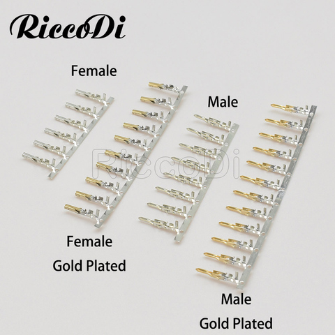 50/100Pcs 5557 5559 Male Female Connector Terminal For ATX EPS PCIE 4.2mm Pitch Plug Terminals Gold Plated Tin Plated ► Photo 1/5