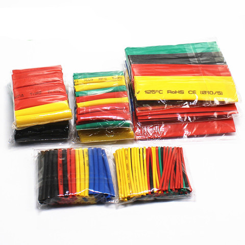 328pcsSet Polyolefin Shrinking Assorted Heat Shrink Tube Wire Cable Insulated Sleeving Tubing Set 2:1 ► Photo 1/2