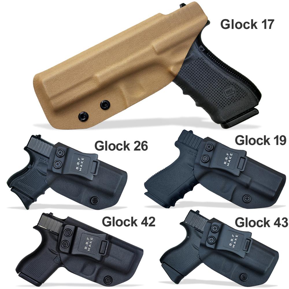 BBF Make IWB Tactical KYDEX Holster Glock 19 17 25 26 27 28 43 22 23 31 32 Insid