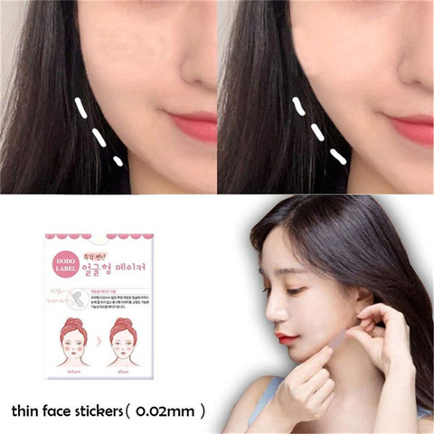 40pcs Instant Face Lift Neck Chin Lift Secret Tapes Facial Slim Anti Wrinkle Sticker V Face Shaper Artifact Invisible Sticker ► Photo 1/6