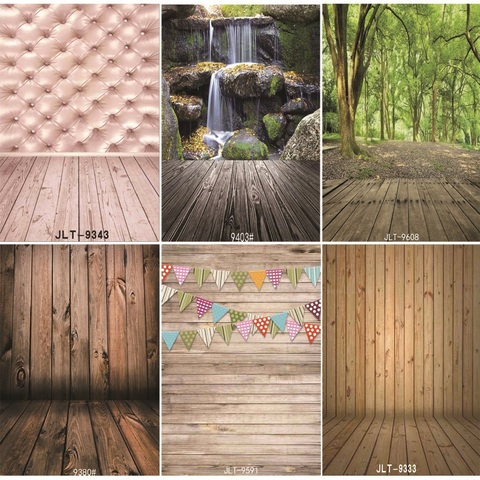 Vinyl Custom Photography Backdrops Prop Wooden Planks  Photography Background  JL-27 ► Photo 1/6