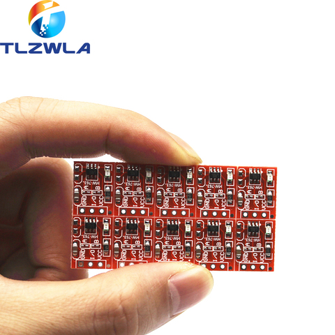 100PCS/LOT NEW TTP223 Touch button Module Capacitor type Single Channel Self Locking Touch switch sensor ► Photo 1/3