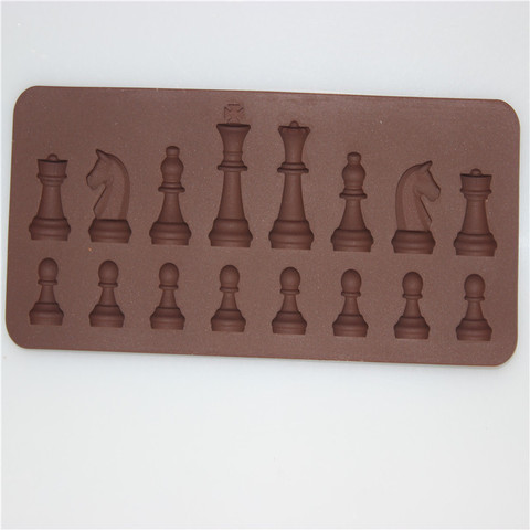 Silicone Chocolate Mold International Chess Chocolate Baking Tools Non-stick Silicone Cake Mold Jelly Candy Molds Kitchen Moulds ► Photo 1/6