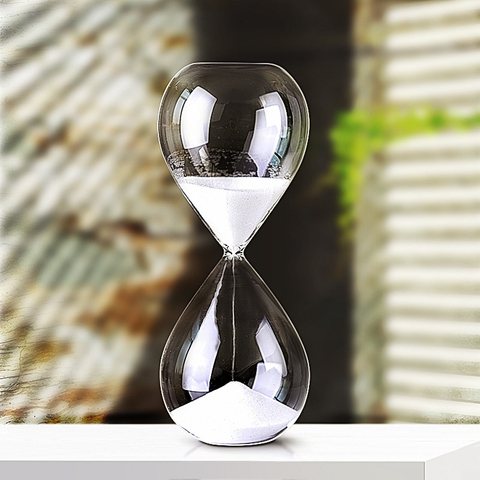 Hourglass Sand Timer Improve Productivity Achieve Goals Stay Focused Be More Efficient Time Management Tool 5/30 Minutes PR Sale ► Photo 1/6