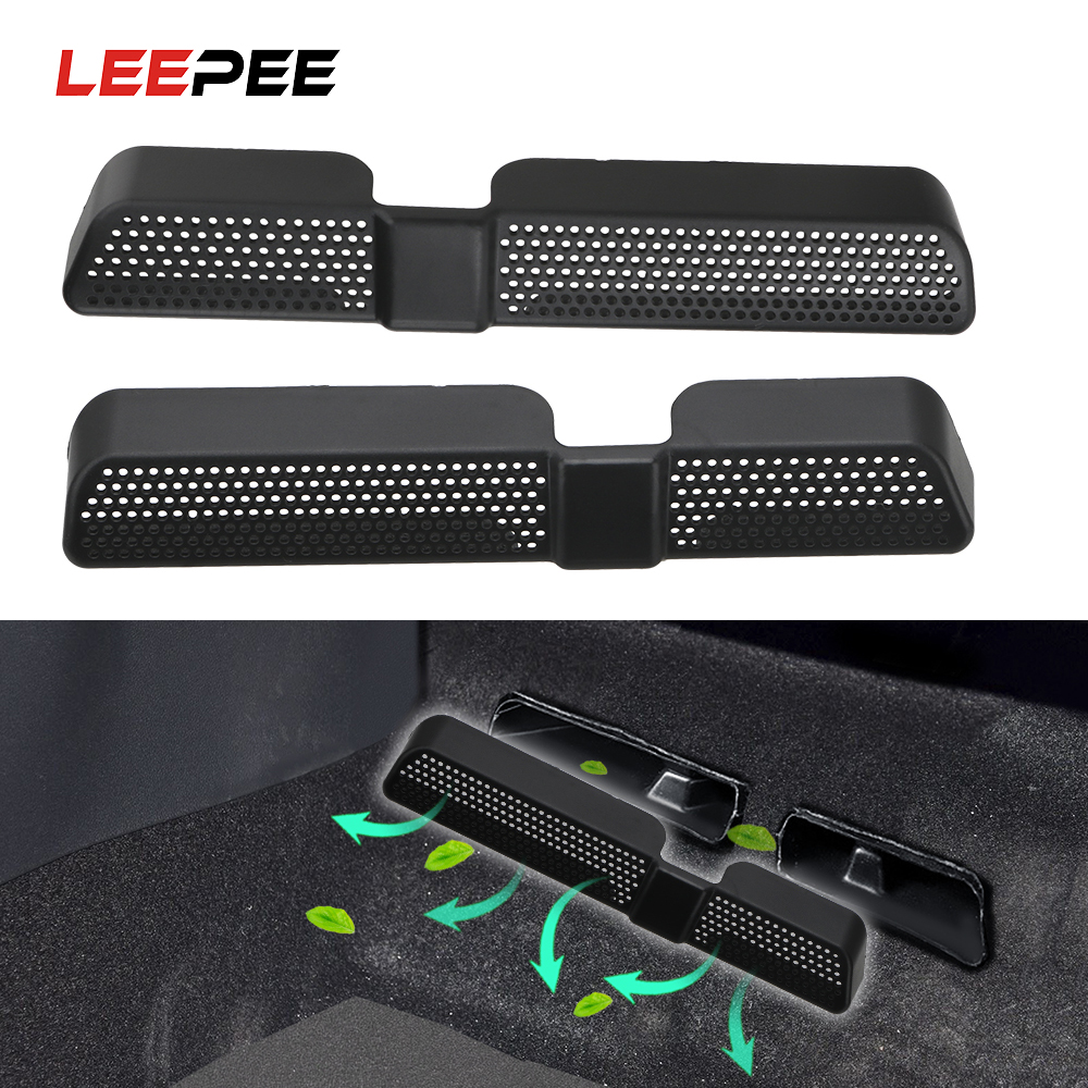 2Pcs Under Seat Ventilation Air Conditioner Vent Cover Grille for